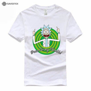 Rick and Morty Printing T-shirt - Savoitex