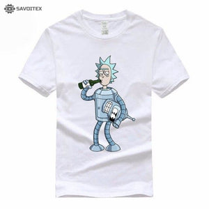 Rick and Morty Printing T-shirt - Savoitex