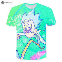 Load image into Gallery viewer, Rick And Morty T Shirt 3d Printed - Savoitex