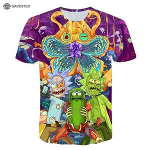 Rick And Morty T Shirt 3d Printed - Savoitex