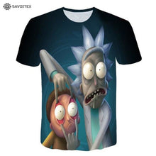 Load image into Gallery viewer, Rick And Morty T Shirt 3d Printed - Savoitex