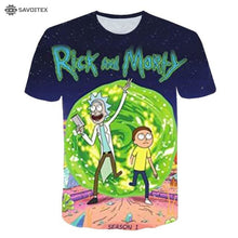 Load image into Gallery viewer, Rick And Morty T Shirt 3d Printed - Savoitex